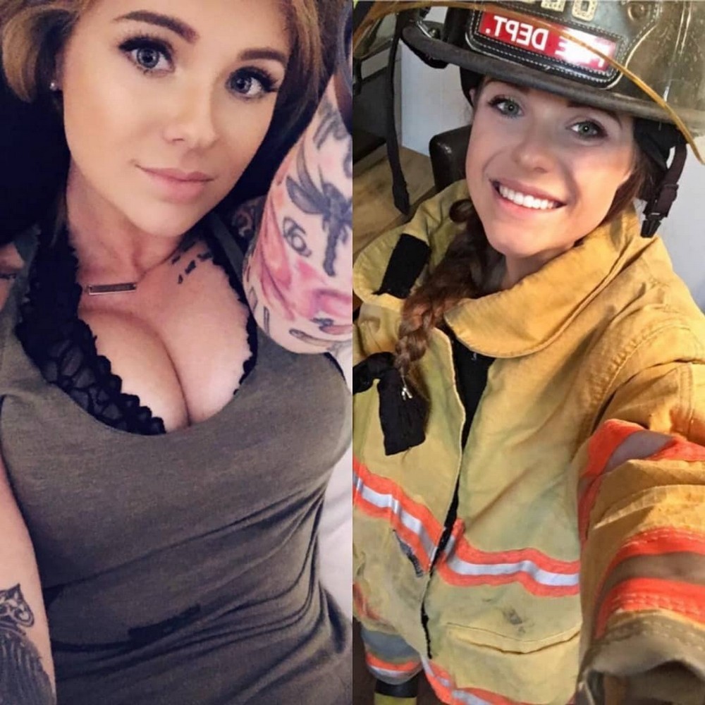 Girls With And Without Uniform (25 pics)