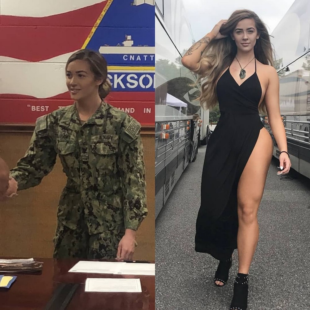 Girls With And Without Uniform (25 pics)