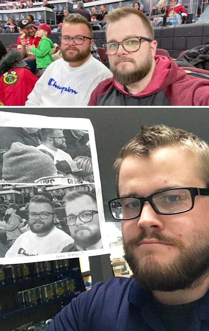 They Met Their Doubles (25 pics) They Met Their Doubles (25 pics)