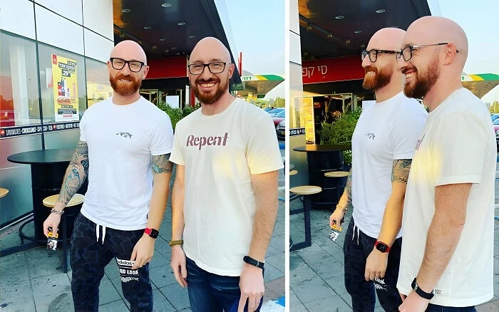 They Met Their Doubles (25 pics) They Met Their Doubles (25 pics)