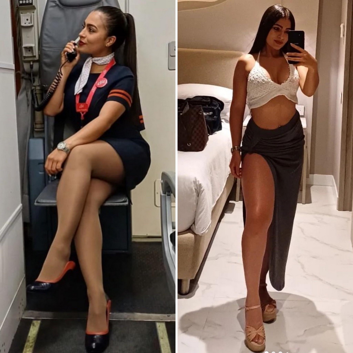 Girls With And Without Uniform (25 pics)