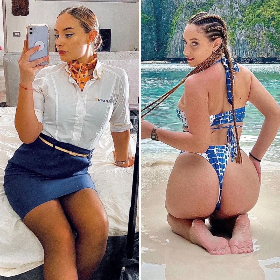 Girls With And Without Uniform (25 pics)