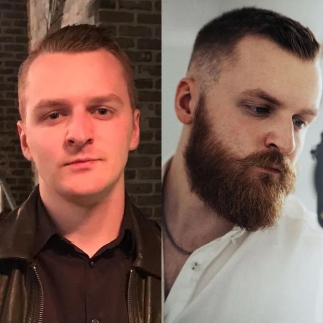 Men With And Without Beards (15 pics)