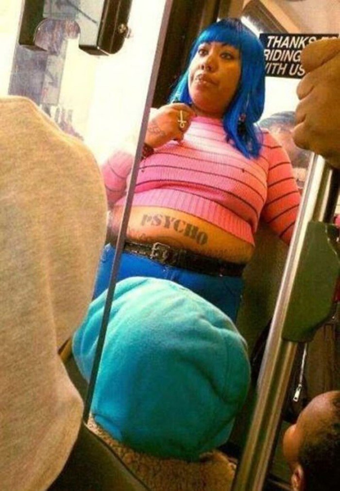 Strange People On Public Transport (19 pics)