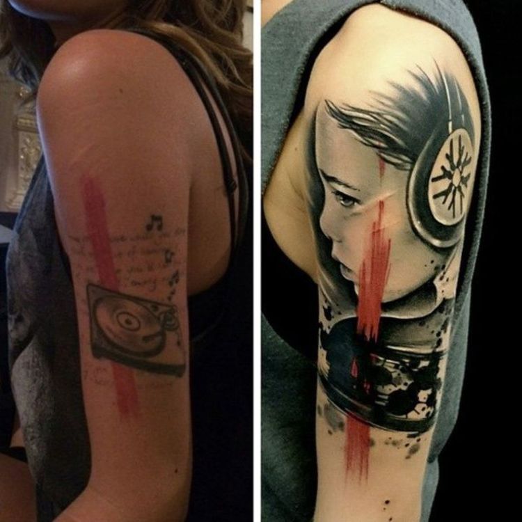 Professional Tattoo Cover-Up (16 pics) Professional Tattoo Cover-Up (16 pics)