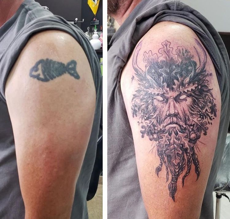 Professional Tattoo Cover-Up (16 pics) Professional Tattoo Cover-Up (16 pics)