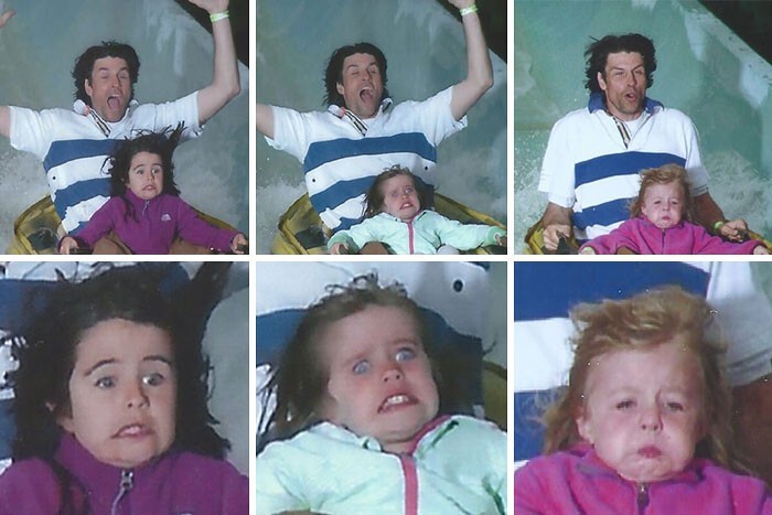Funny Photos From Amusement Rides (27 pics)