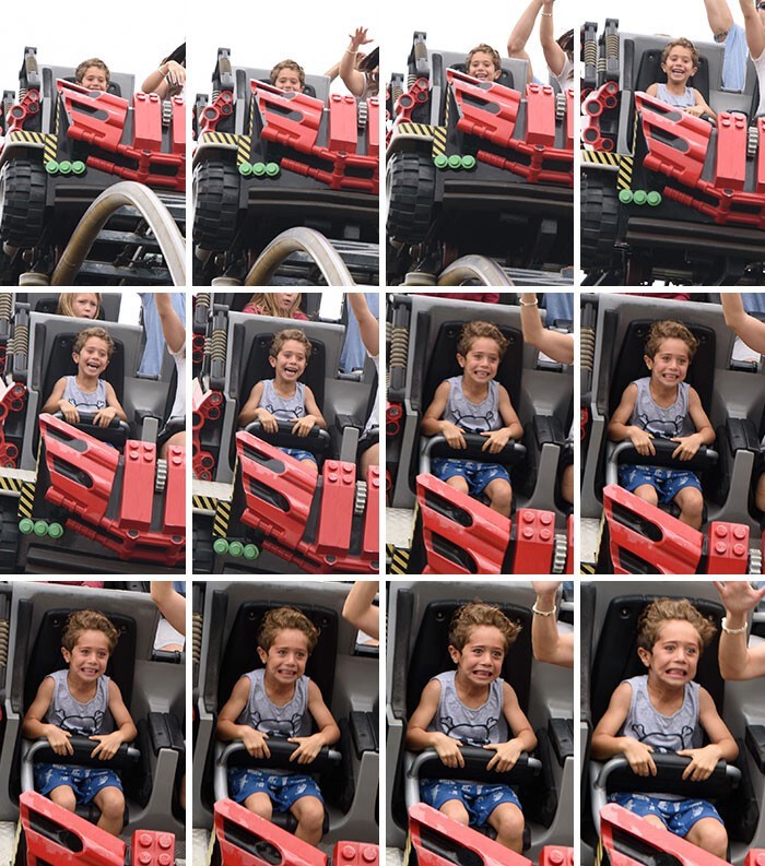 Funny Photos From Amusement Rides (27 pics)