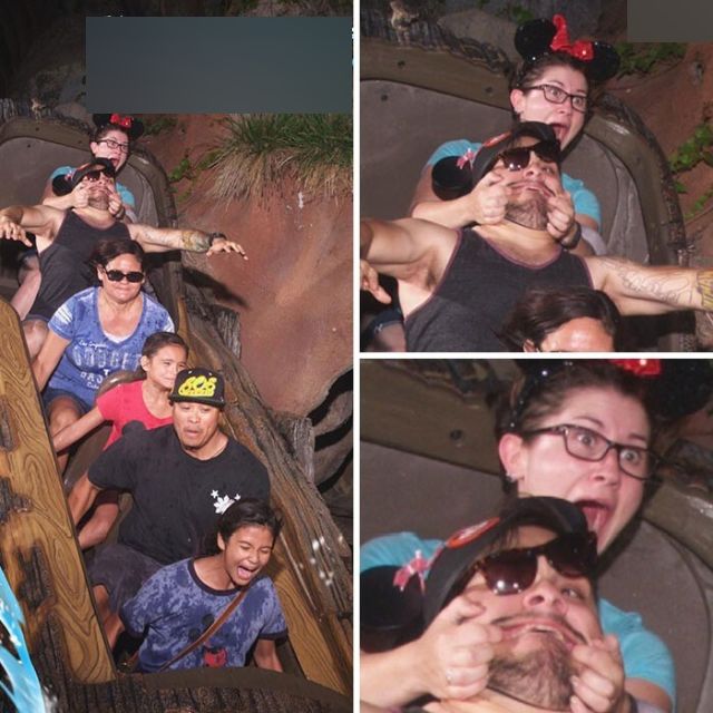 Funny Photos From Amusement Rides (27 pics)