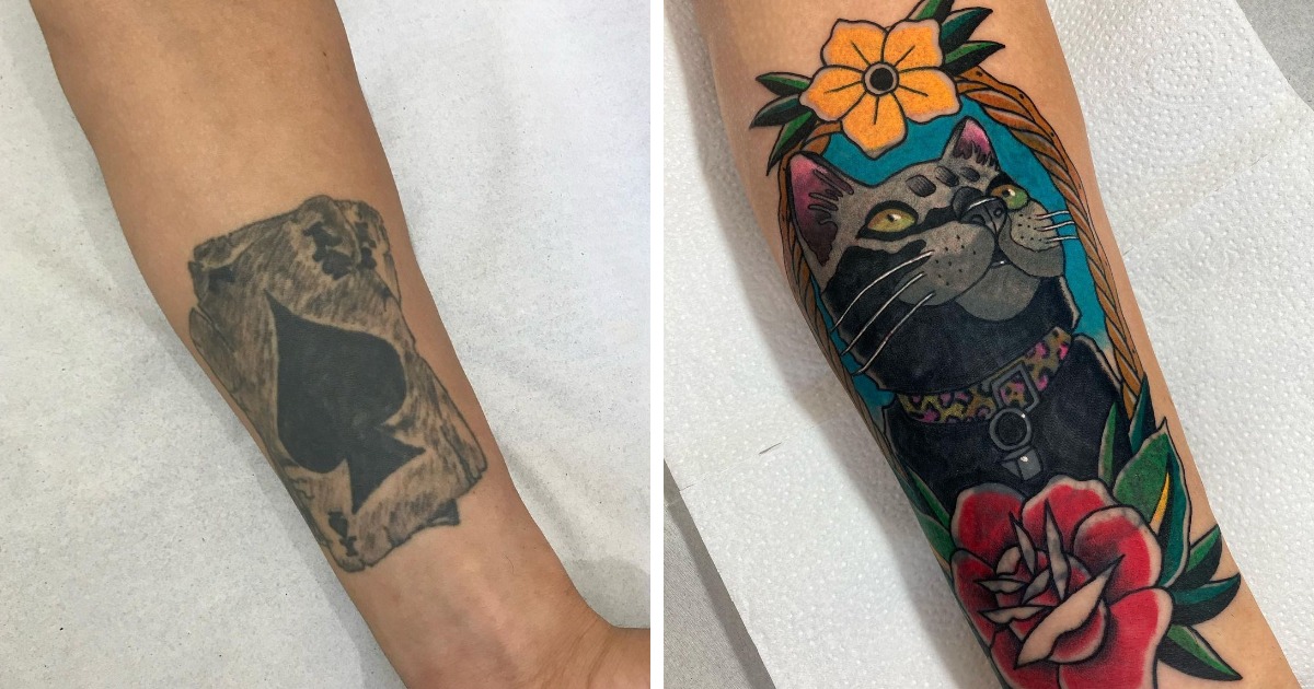 Cool Tattoo Coverup (18 pics)