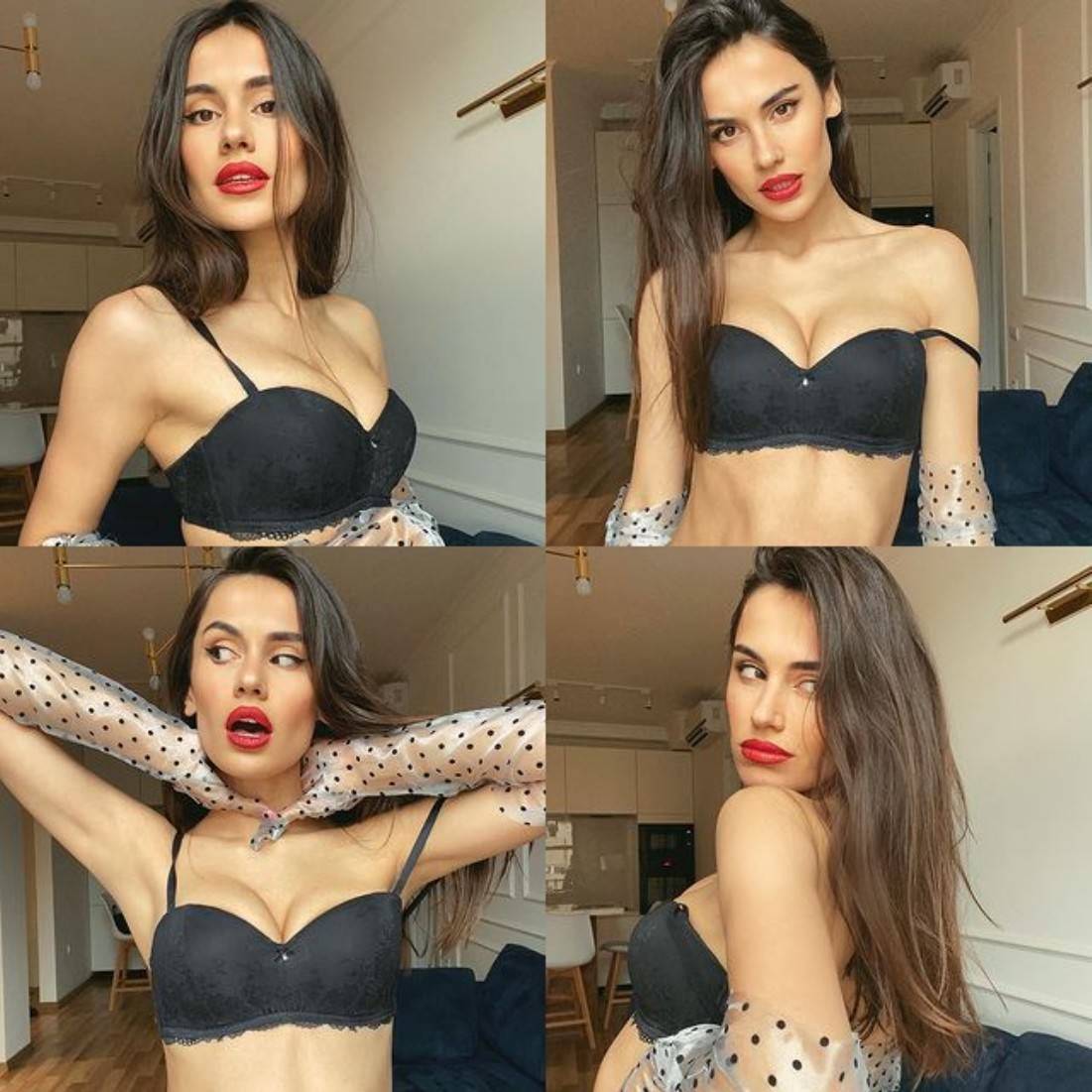 Girls With Red Lips (25 pics)