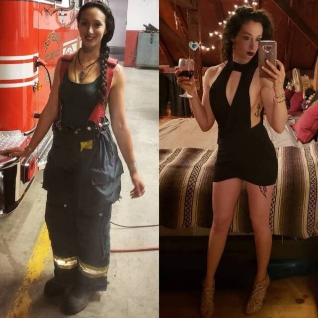 Girls With And Without Uniform (21 pics)