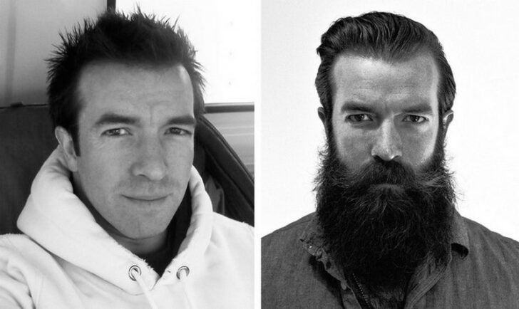 Men With And Without Beards (21 pics) Men With And Without Beards (21 pics)