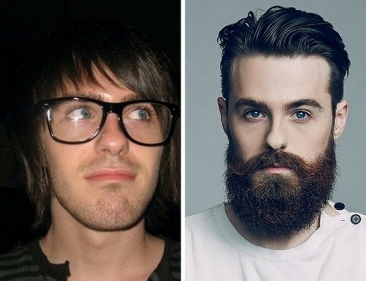 Men With And Without Beards (21 pics) Men With And Without Beards (21 pics)