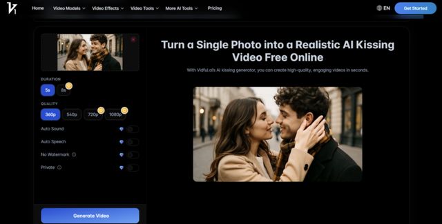 How AI Kissing Video Generators Are Used to Create Viral Short Videos