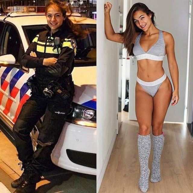 Girls With And Without Uniform (21 pics) Girls With And Without Uniform (21 pics)