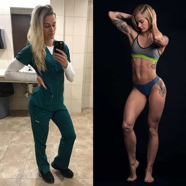 Girls With And Without Uniform (21 pics) Girls With And Without Uniform (21 pics)