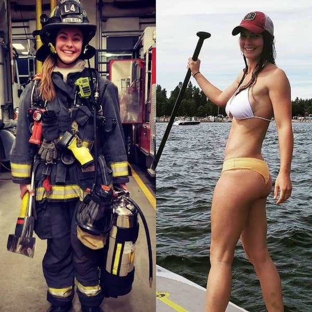 Girls With And Without Uniform (21 pics)