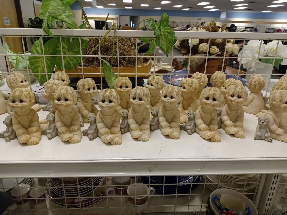 Creepy Finds In Thrift Shops (17 pics)