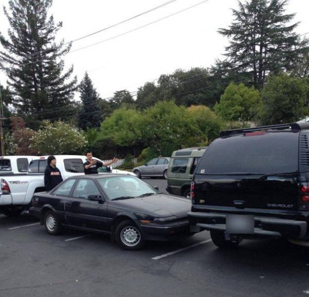 They Don't Know How To Park (18 pics)