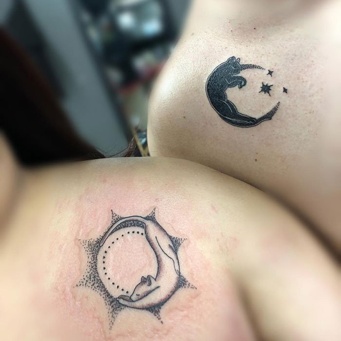 Interesting Couple Tattoos (25 pics)