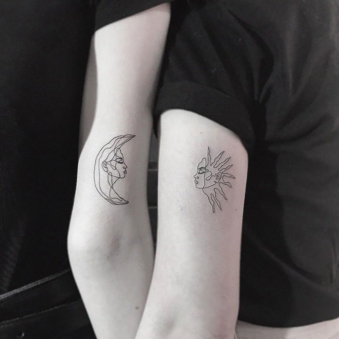 Interesting Couple Tattoos (25 pics)