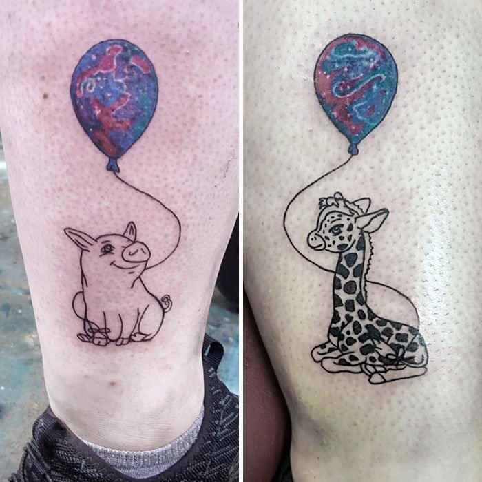 Interesting Couple Tattoos (25 pics)
