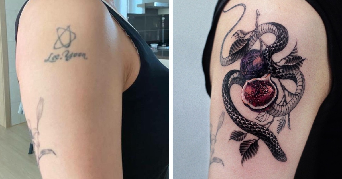 Awesome Tattoo Cover-Ups (17 pics) Awesome Tattoo Cover-Ups (17 pics)
