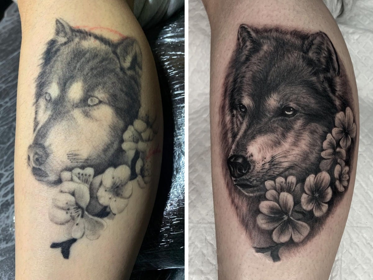 Awesome Tattoo Cover-Ups (17 pics) Awesome Tattoo Cover-Ups (17 pics)