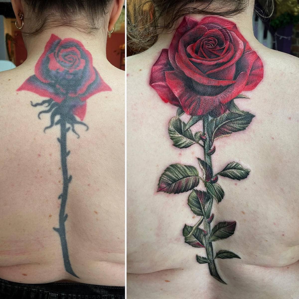 Awesome Tattoo Cover-Ups (17 pics) Awesome Tattoo Cover-Ups (17 pics)