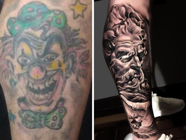 Awesome Tattoo Cover-Ups (17 pics) Awesome Tattoo Cover-Ups (17 pics)