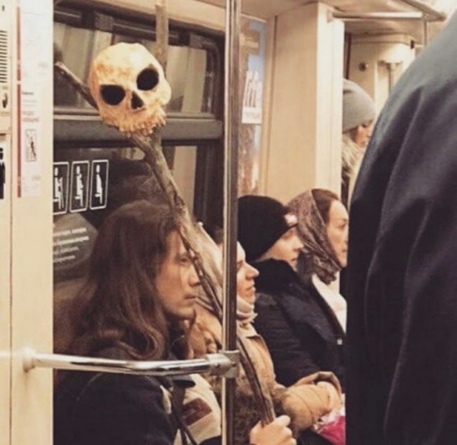 Strange People In The Subway (19 pics) Strange People In The Subway (19 pics)