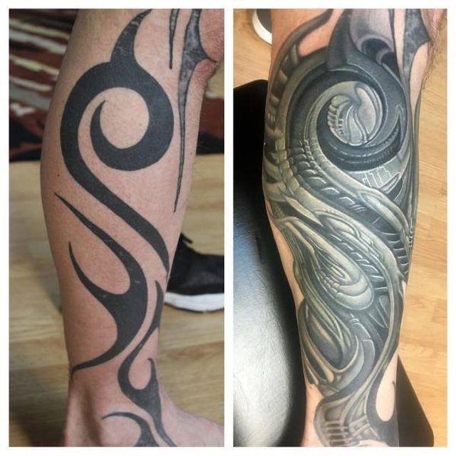 Awesome Tattoo Cover-Ups (14 pics)