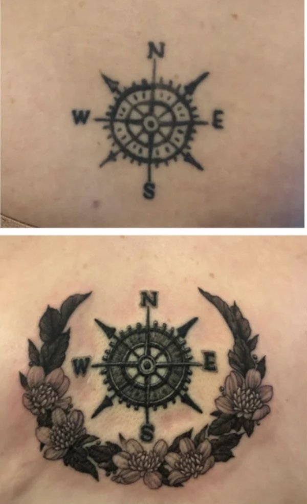 Awesome Tattoo Cover-Ups (23 pics)