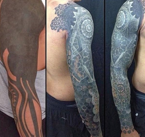 Awesome Tattoo Cover-Ups (23 pics)