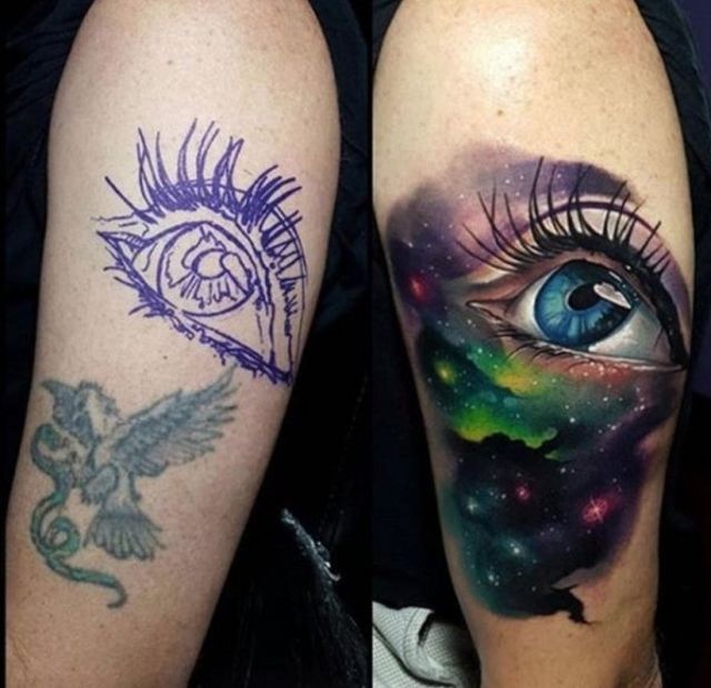 Awesome Tattoo Cover-Ups (23 pics)