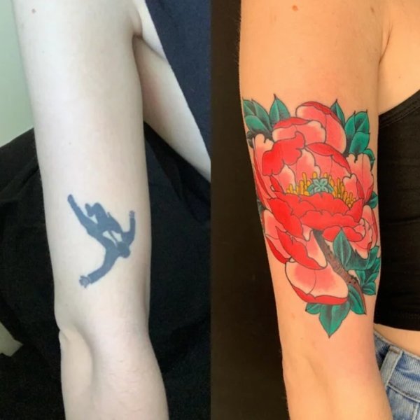 Awesome Tattoo Cover-Ups (23 pics)