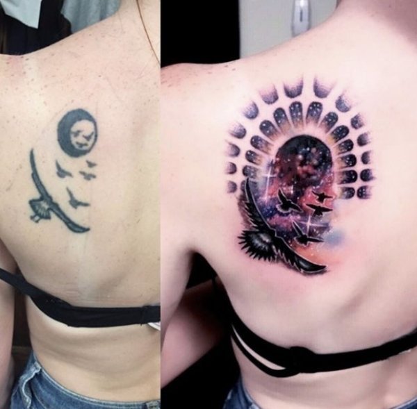 Awesome Tattoo Cover-Ups (23 pics)