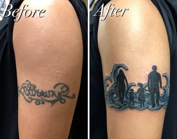 Awesome Tattoo Cover-Ups (23 pics)