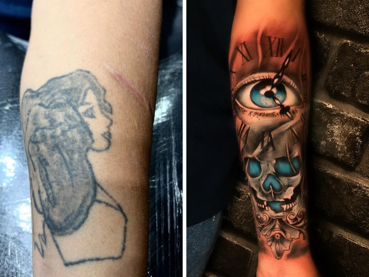 Awesome Tattoo Cover-Ups (17 pics)