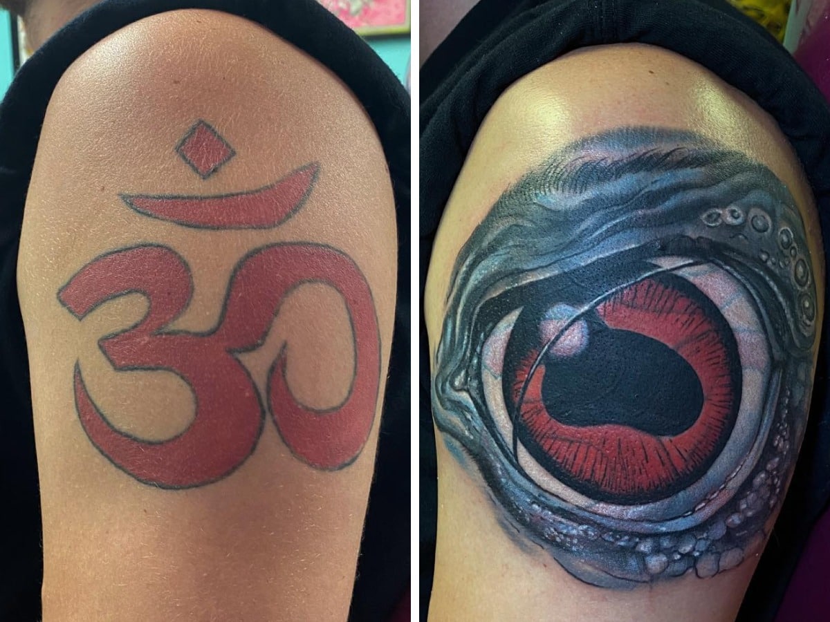 Awesome Tattoo Cover-Ups (17 pics)