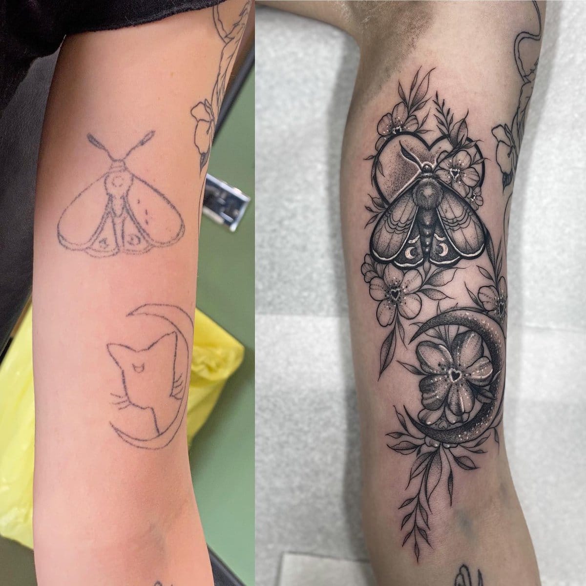 Awesome Tattoo Cover-Ups (17 pics)