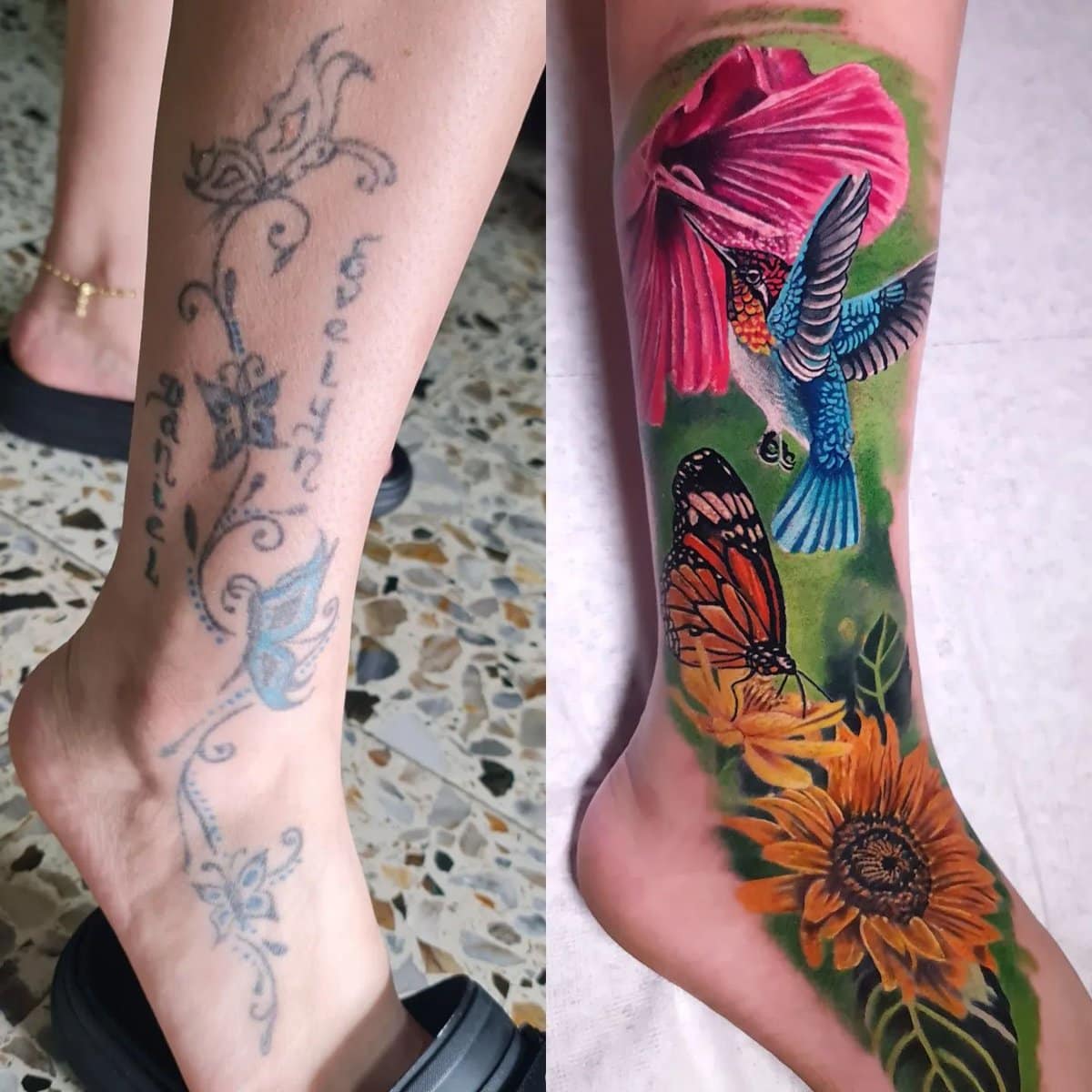 Awesome Tattoo Cover-Ups (17 pics)