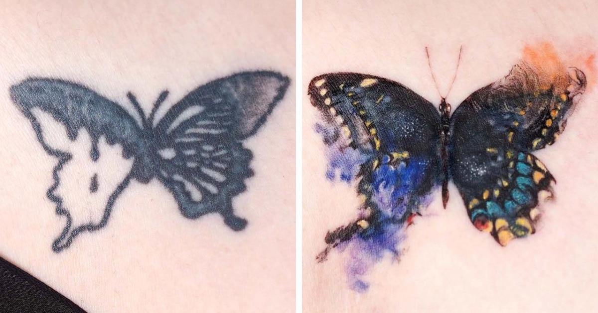 Awesome Tattoo Cover-Ups (17 pics)