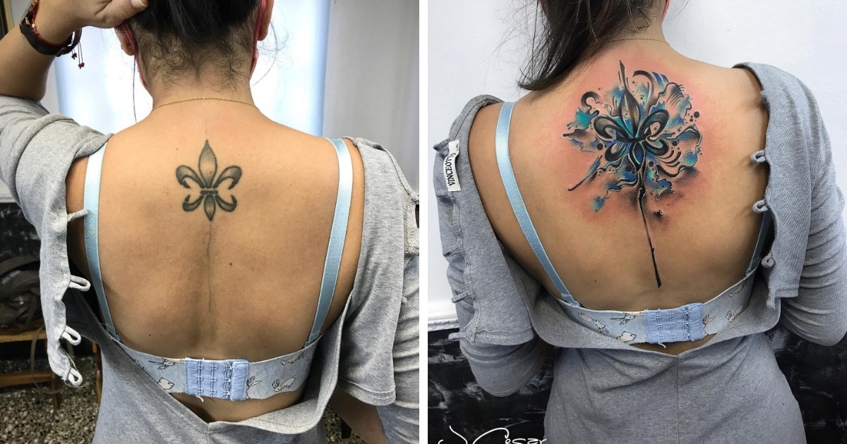 Awesome Tattoo Cover-Ups (17 pics)